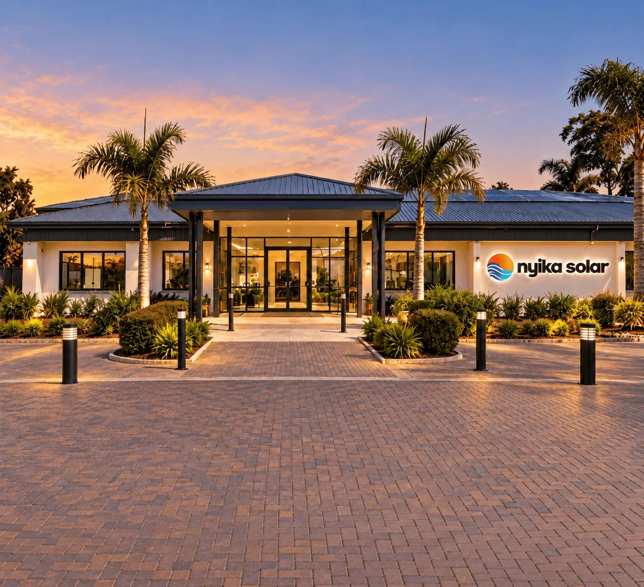 Nyika Solar headquarters representing integrated thinking, practical outcomes and energy expertise in South Africa.