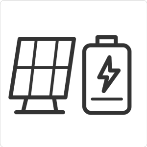 Solar PV battery storage